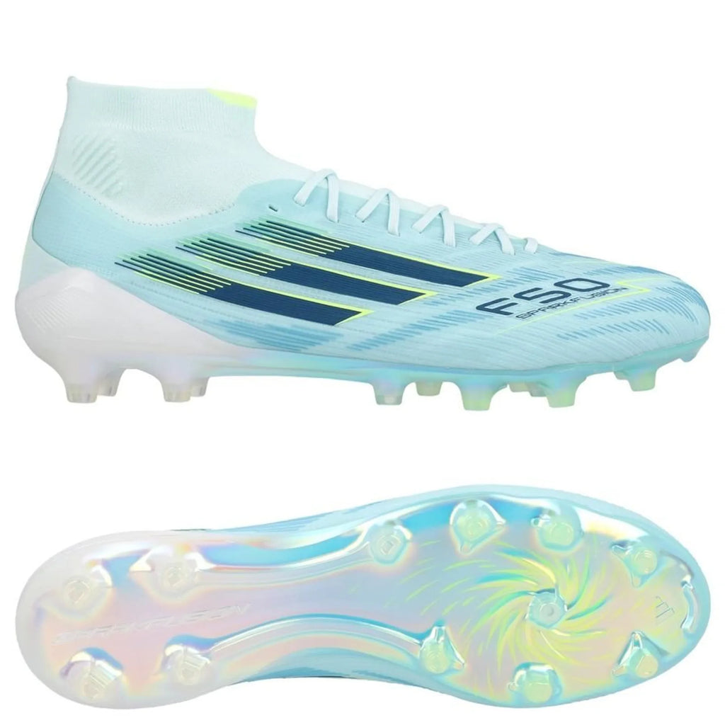 adidas F50 Sparkfusion Elite Mid Cut FG/AG Ice Cold Precision - Almond