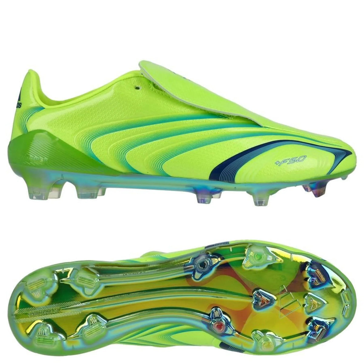 adidas F50 Elite Tunit FG - Vert/Bleu/Light Utility Aqua